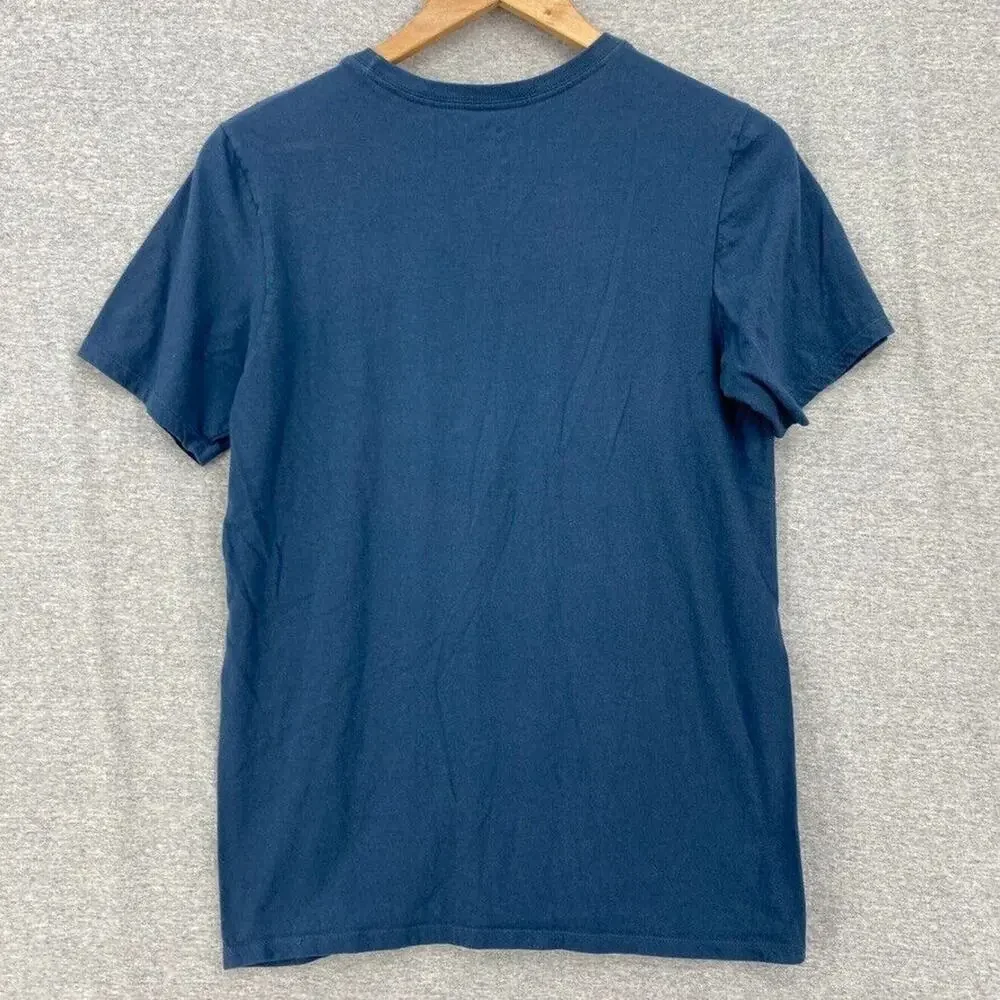 The Nike Tee Shirt Womens Small Athletic Cut Blue Nike Graphics Short Sleeve